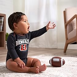 Gerber Unisex Baby NFL 2 Pack Long Sleeve Onesie