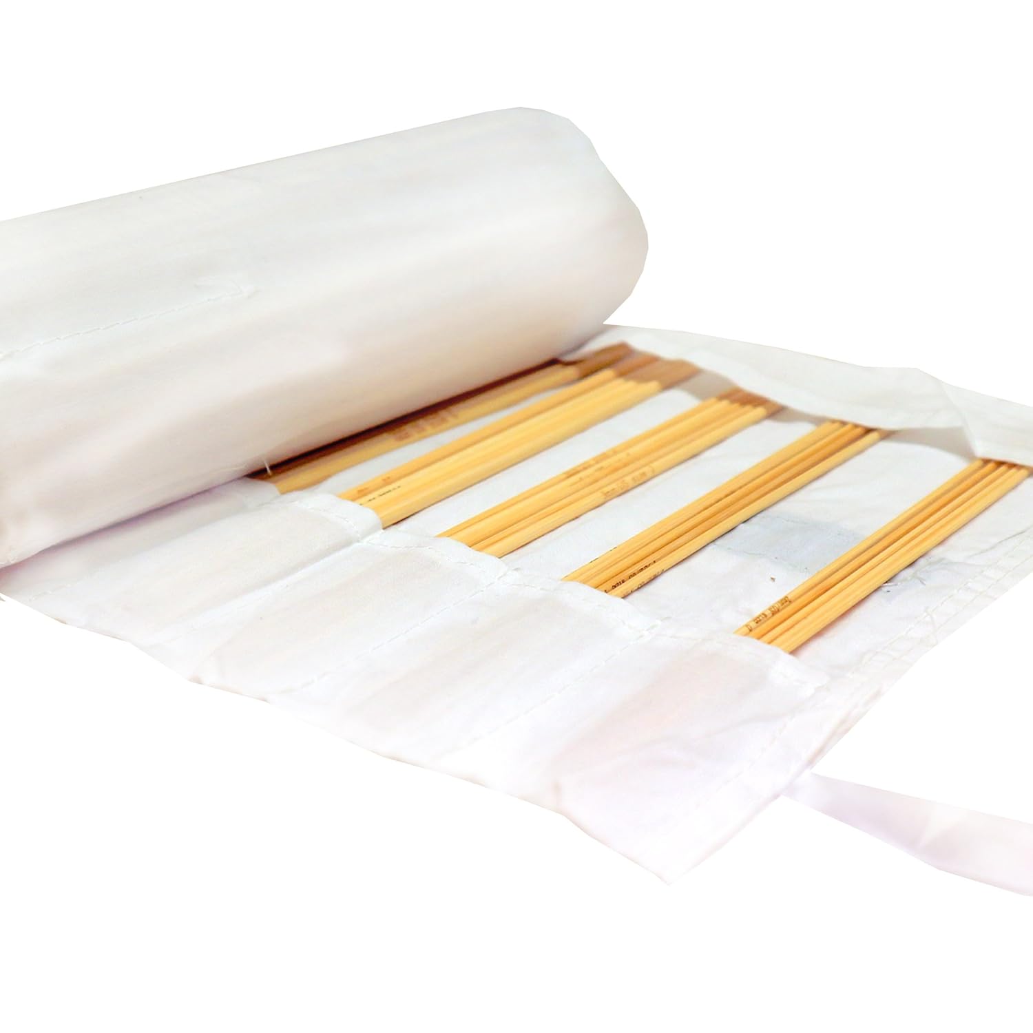 Set da 80 Ferri Doppia Punta in Bamb¹ Da Curtzy Kit Ferri con Set da 80 Ferri Doppia Punta in Bamb¹ Da Curtzy Kit Ferri con Custodia in Cotone Omaggio Il Miglior Set per Principianti e Professionisti