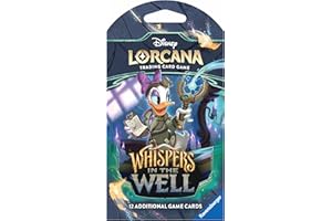 Ravensburger Disney Lorcana TCG: Whispers in The Well Assorted Single Booster Pack (12 Cards) - Collectible Trading Cards - Ideal for Disney Fans & TCG Players - Ages 8+