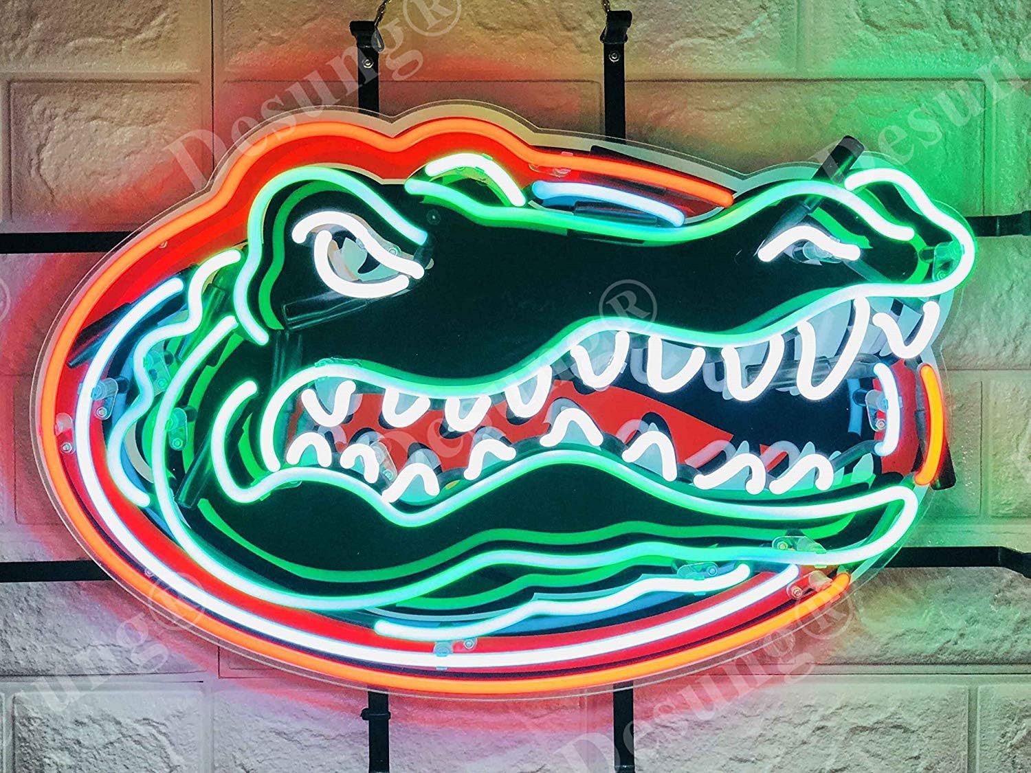 Desung 24"x20" Florida Gator Neon Sign Light (MultipleSizes) HD Vivid