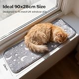 pet prime Cat Window Bed Mat 90x28cm Luminous Print Sill Non-Slip Lounger view 2