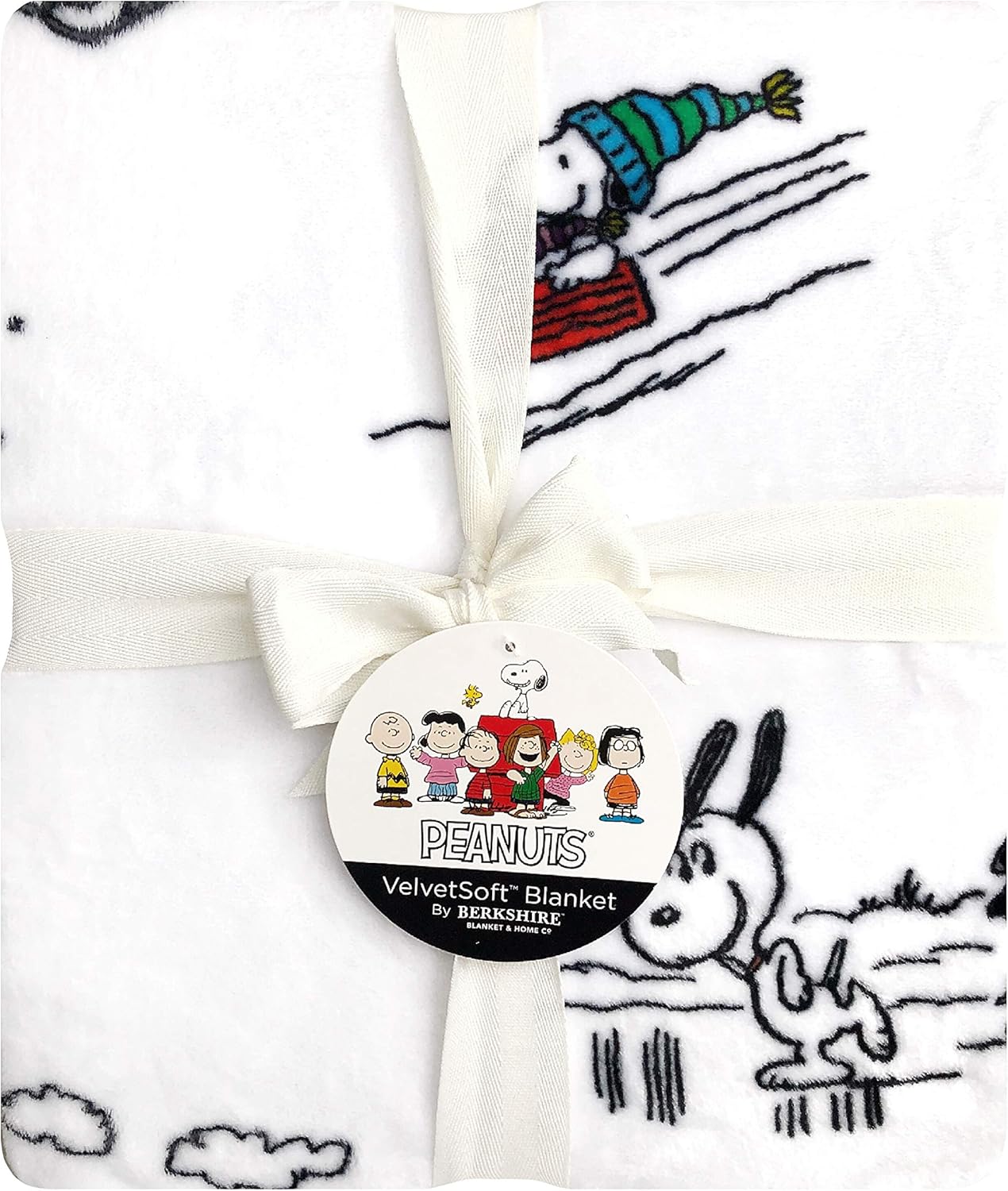 Peanuts Berkshire Velvet Soft Blanket Gang Blanket (Twin