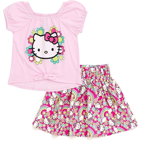 Hello Kitty Conjunto De Falda Para Niu00f1a, Piezas