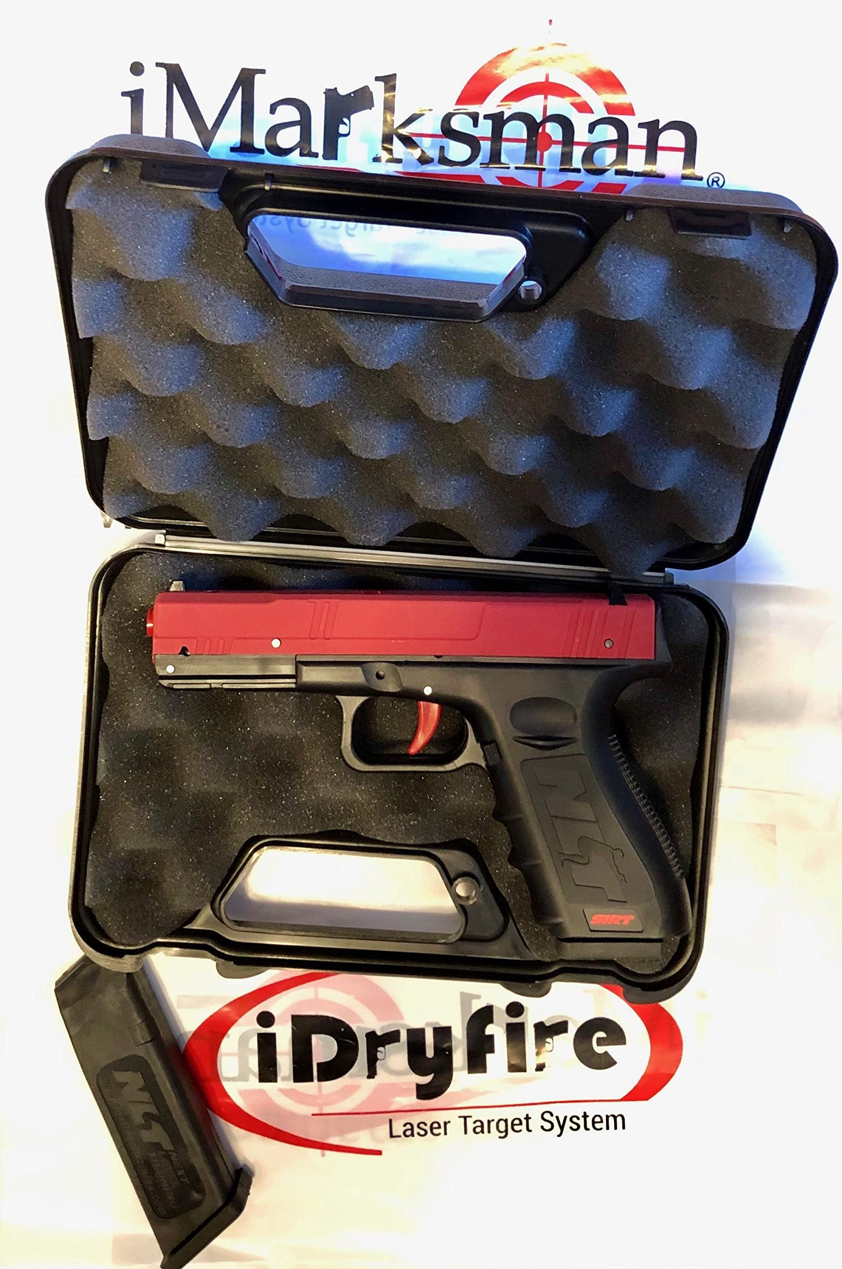 SIRT Bonus - Free Spare Metal Magazine + CASE NextLevel Pistol Training Handgun Polymer Slide Works w/iMarksman Lasershot