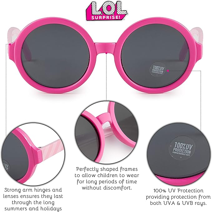 Idee Cadeau Anniversaire Fillette 3 8 Ans Lunette De Soleil Fille Avec Serre Tete Rigolo Poupee Lol Accessoires Hairgoals Surprise L O L Lunettes Plage Enfant Protection Uv Rectangulaire Fille Bilkvarteret Accessoires