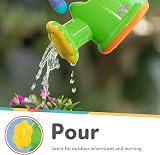 Nuby Fun Watering Can Baby Bath Toy Easy Hold Handle Green 6+ Months view 4