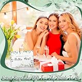 Tenare Goodbye Miss Hello Mrs Hen Party Guest Book with Pen Greenery view 5