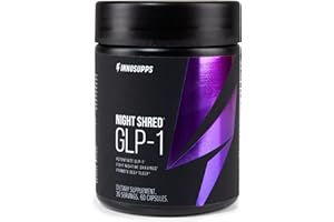 InnoSupps Night Shred™ GLP-1 | Nighttime Metabolic + Sleep Support* | Akkermansia + Ashwagandha | 60 Capsules. 30 Servings.