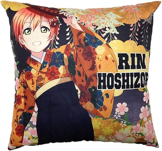 Amazon ラブライブ スクフェス 大正ロマン編 スクエア クッション 覚醒前 星空凛 アニメ 萌えグッズ 通販