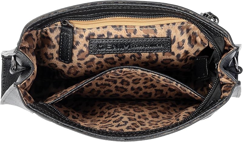 Lennon Damen Umhängetasche Crossbody Bag Klein Schwarz — Foto 5 von 5