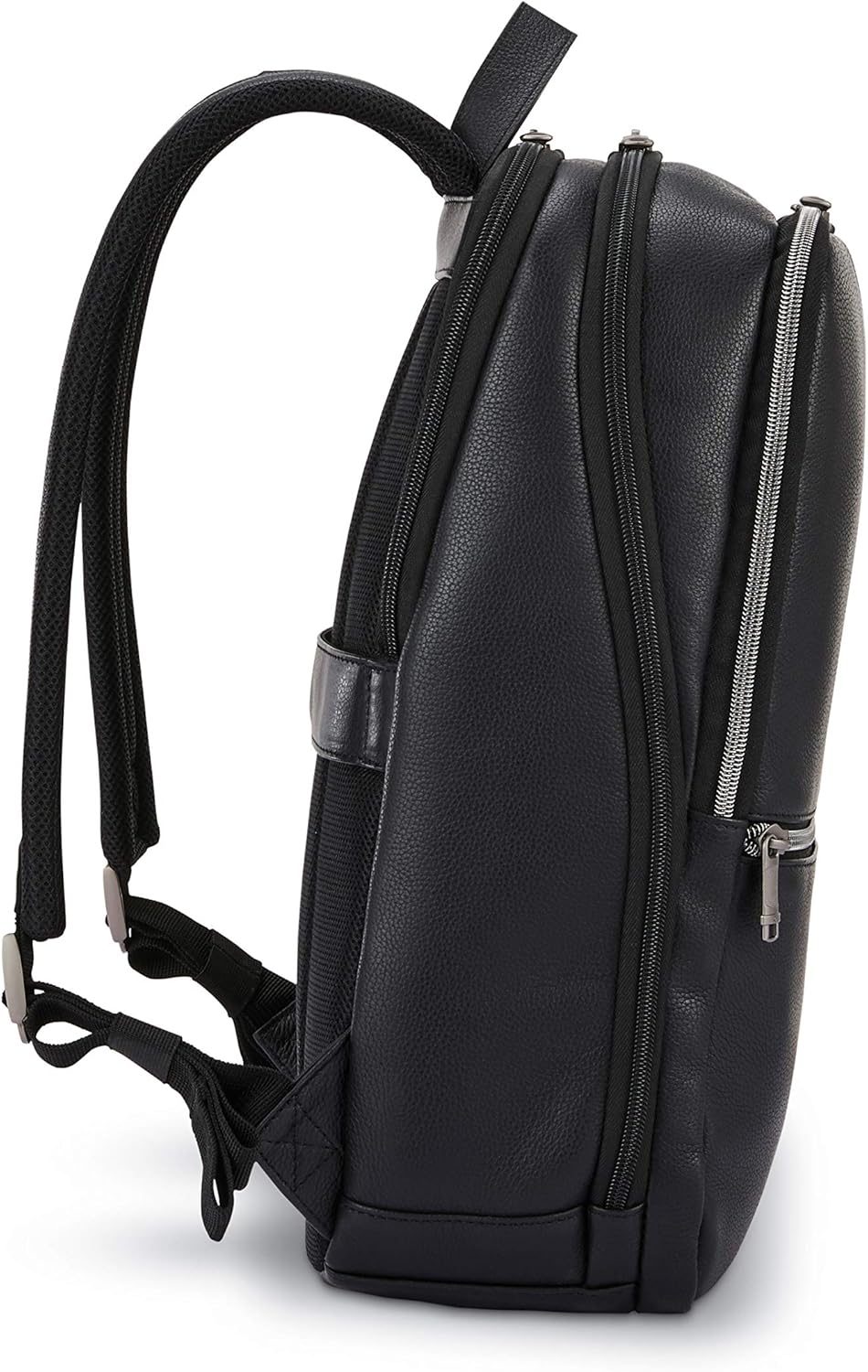  | Samsonite Classic Leather Slim Backpack, Black, One Size | Casual Daypacks