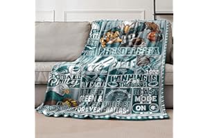 KETBLNB Football Fans Gifts for Philadelphia, Blanket for Philadelphia, Travel Blanket, Throw Blanket for Couch 60"x50", Gifts for Men Women