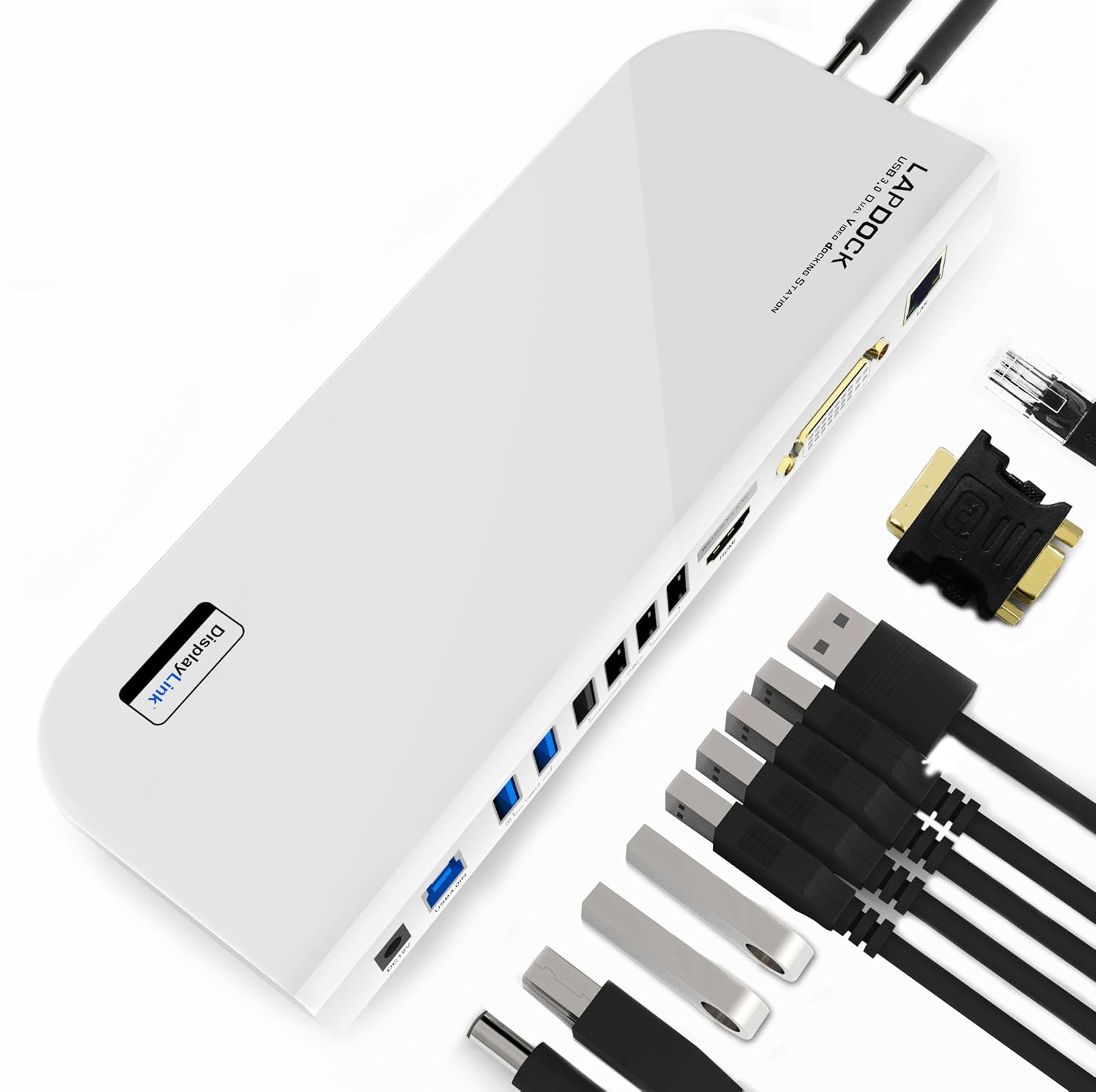 Docking Station, BESTHING USB 3.0 Universal Laptop Docking Station Dual