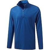 M MAELREG Quarter Zip Pullover Men Jacquard Dry Fit Moisture Wicking Long Sleeve Golf Casual Stretch Sweatshirts For Men