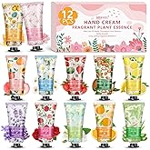 12 Pack Hand Cream Gift Set For Women,Mini Hand Lotion Travel Size for Hand | Moisturizing Hand Cream for Dry Cracked Hands, Small Teacher Gifts, Graduation Birthday Gift,Bridesmaid Gift, Party Favors