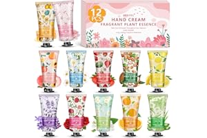 BESNEL 12 Pack Hand Cream Gifts Set For Women, Mini Hand Lotion Travel Size in Bulk for Dry Cracked Hands, Graduation Gifts, End of Year Teacher Appreciation Gifts, Thanksgiving Gifts, Party Favors
