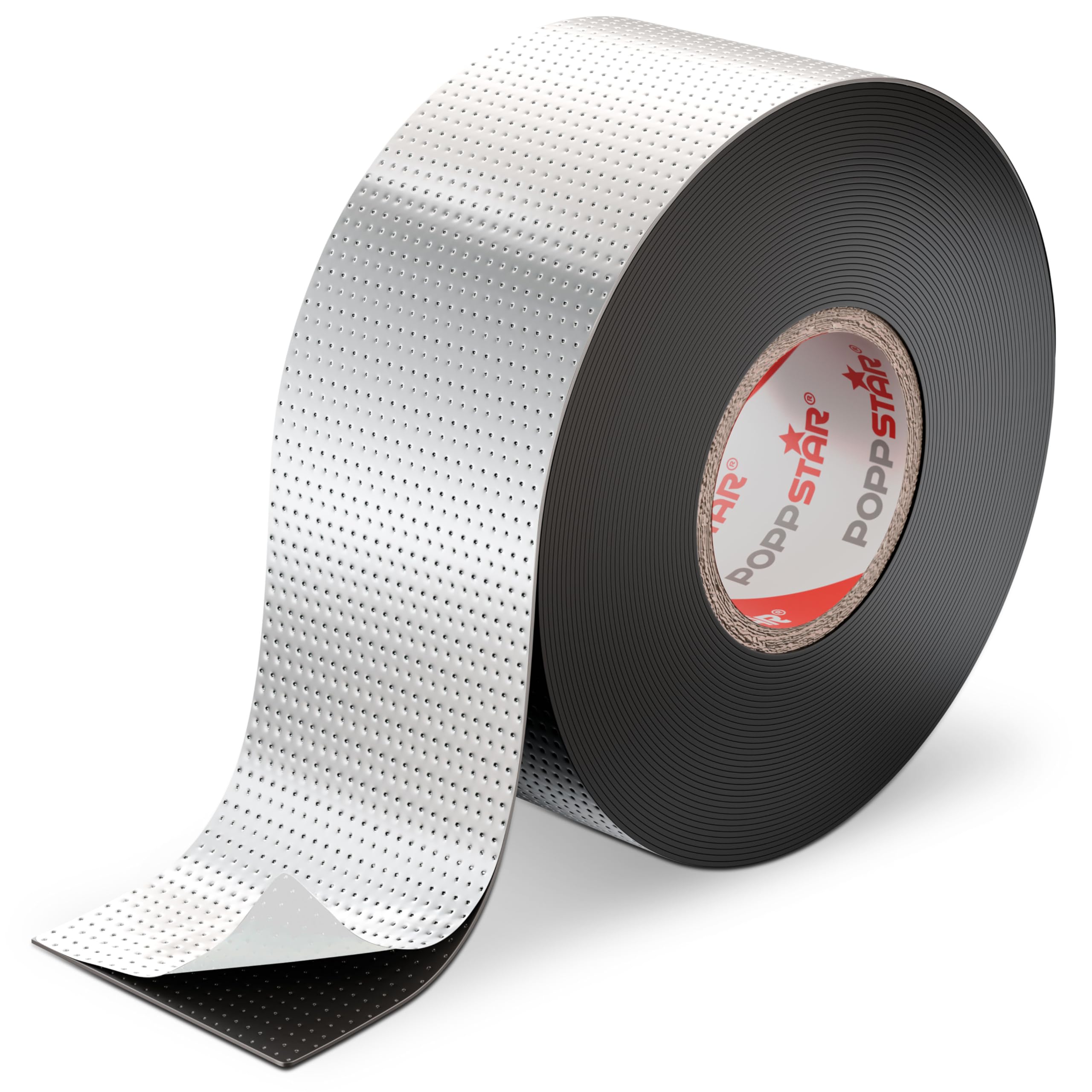 POPPSTAR Self-fusing Universal Insulating Tape, Sealing Tape (LxWxH 10m x 38mm x 0.76mm), Black