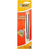 BIC Refill for Velocity, A.I, Pro+ Retractable Ballpoint, Medium, BLK, 2/Pack