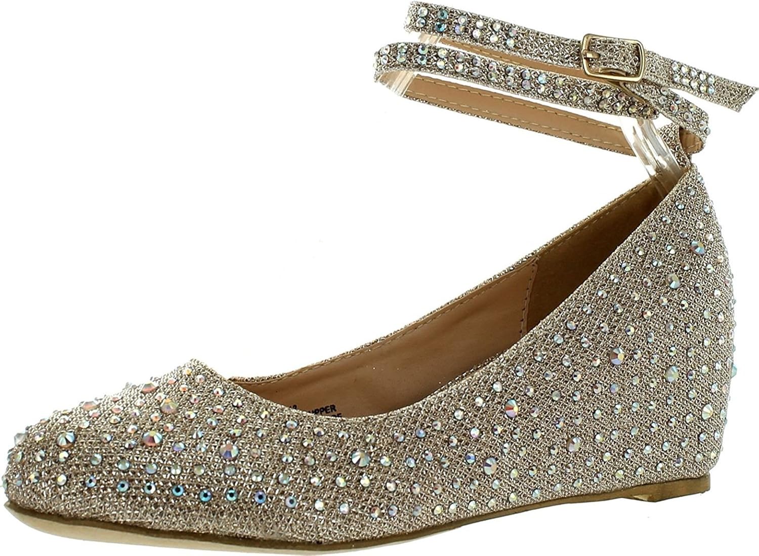 Chase & Chloe Womens 36BOBBY12 Round Toe Med Low Heel