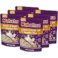 Mahatma Ready to Heat Garlic & Olive Oil–Flavored Jasmine Rice, Precooked Rice, Microwaveable in 90 Seconds, Six 8.8-Ounce Bags