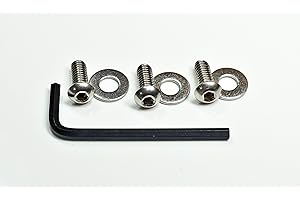 LOCEZY 3-Stainless Steel Batwing Fairing/Windscreen Bolt Kit for 1996-2013 are replacement/compatible with Harley-Davidson