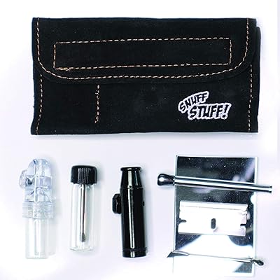 Snuff Starter Kit - Handmade Soft Suede Leather Togo