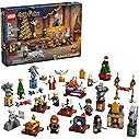 LEGO Harry Potter 2024 Advent Calendar, Hogwarts Fantasy Toy, Holiday Countdown Gift, 7 Minifigures, 16 Mini Builds, Gift Ide