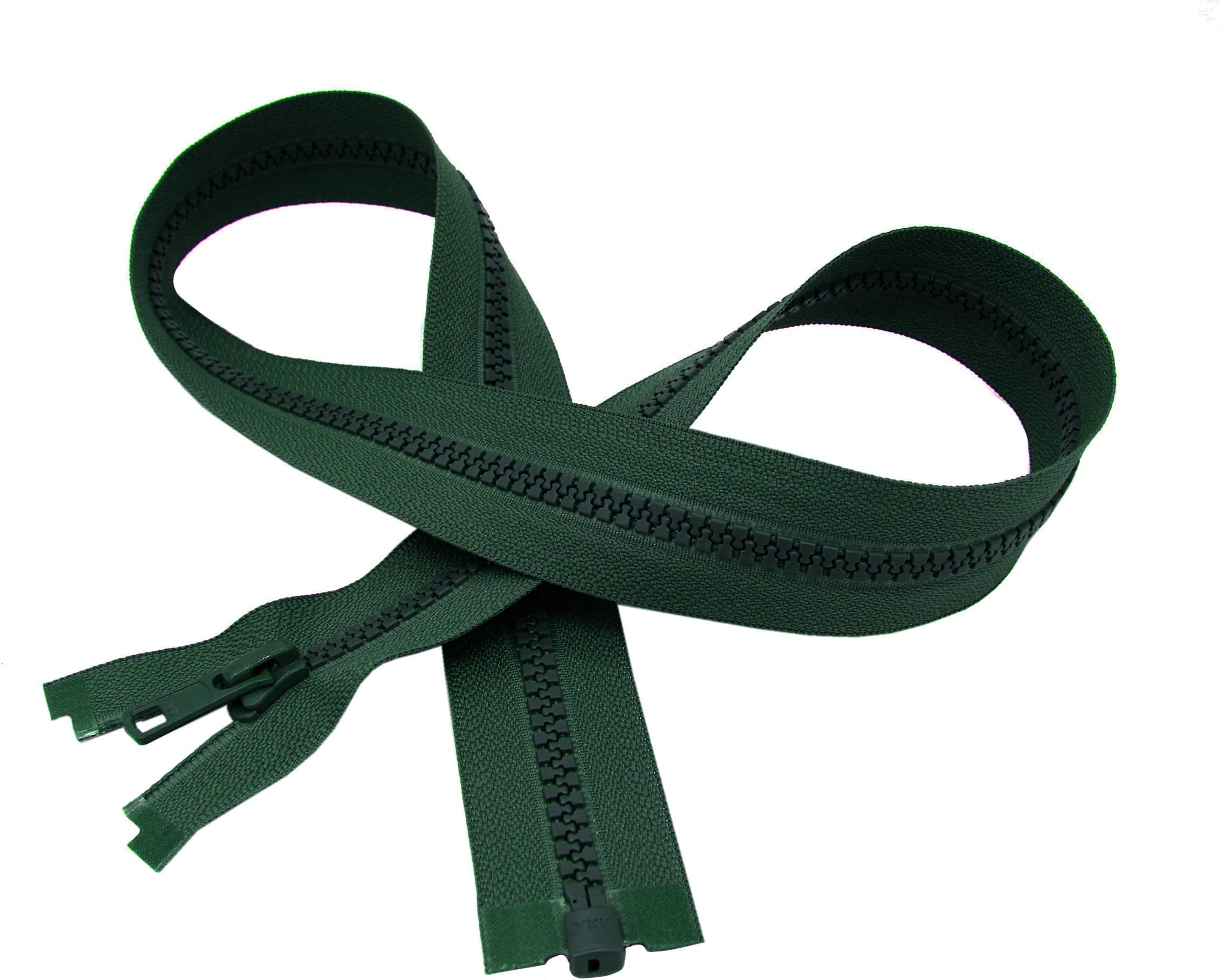 23" Vislon Zipper ~ YKK #5 Molded Plastic Sport Zipper ~ Separating - 890 Dark Green Hemlock (1 Zipper/ Pack) 23" Vislon Zipper ~ YKK #5 Molded Plastic ~ Separating - 917 Dark Chocolate Brown (1 Zippers/ Pack) Made from the finest quality plastic to ensure extra strength & reliability. Very popular for active wear and outerwear. Great for ski jackets. Color may vary on your monitor.