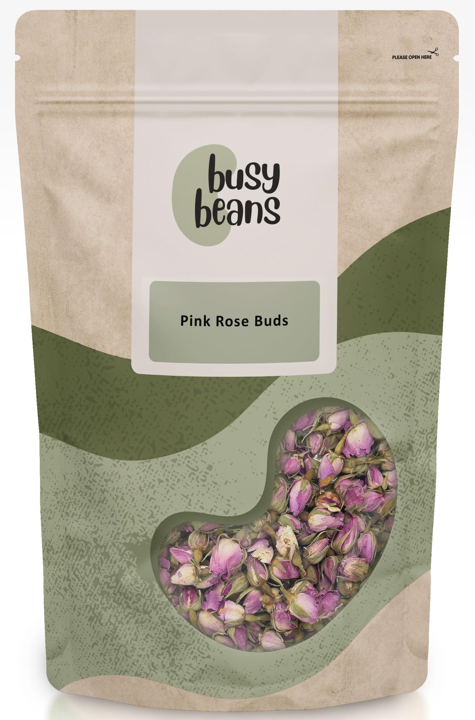Busy Beans Dried Pink Rose Buds (100g)