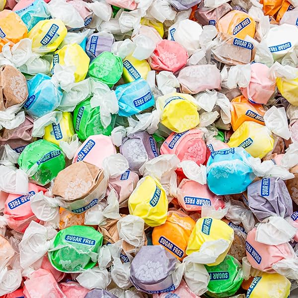 Amazon.com: Salt Water Taffy (美味焦糖,1 磅) : 雜貨和美食