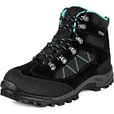 R CORD Hiking Boots Women Waterproof Ankle Support Womens Hiking Boots Backpacking Boots Breathable Non-slip Womens Hiking Shoes Durable Boots for Outdoors
