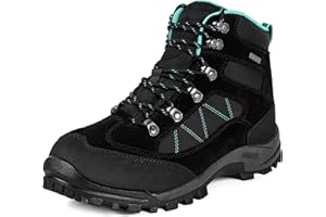 R CORD Hiking Boots Women Waterproof Ankle Support Womens Hiking Boots Backpacking Boots Breathable Non-slip Durable Boots for Outdoors