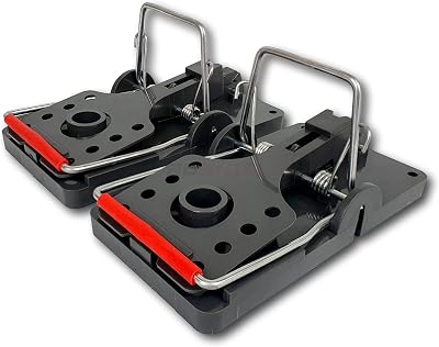 ROSHIELD Rat Traps 2 Pack Heavy Duty Instant Kill Professional Quality