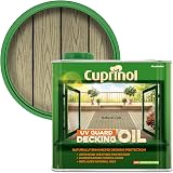 Cuprinol UV Guard Decking Oil 25L Wood Stain Protects Weathered Decking