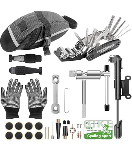 11 Pcs Bicycle Tool Kit for Trek 1.2 1.5 2.1 2.3 2.5 WSD 5.9, Bike Repair Tools Kit for Mountain, Road and Park Bicycle with Chain Riveter, Tire Levers, Crank Puller : Sports & Outdoors