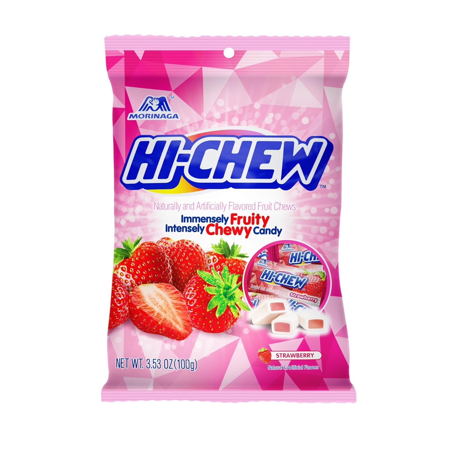 HiChew Sensationally Chewy Japanese Strawberry Candy, 3.