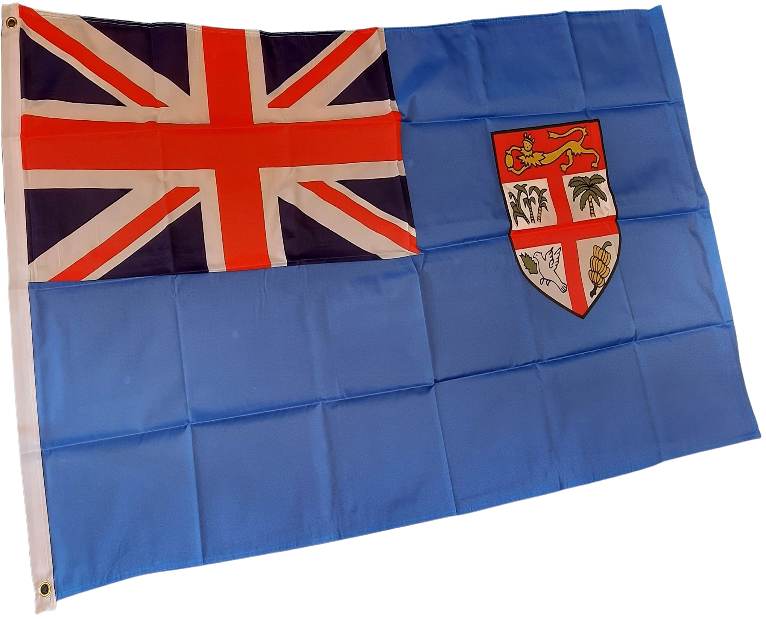 NWFlags Fiji Flag 3ft x 2ft 75d Premium Polyester Suitable For Flagpoles | Strong Polyester 3x2 foot material flag with Eyelets