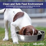 MELATTO 2Pack Stainless Steel Dog Bowls 1500ML Large Dishwasher Safe view 4