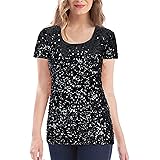 black and silver sparkly top