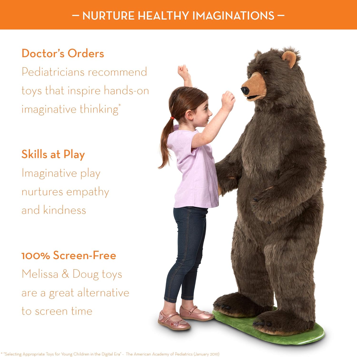 melissa and doug grizzly bear
