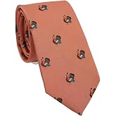 ZENXUS Novelty Ties for Men, Animal and Sports-Themed Jacquard Neckties