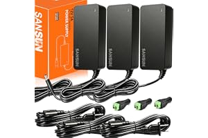 12V 5A Power Supply, AC 120V to DC12V 5.5x2.1mm Jack Converter, 12 Volt LED Driver 60W Adapter Transformer for Strip Lights, 