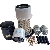 CFKIT Filter Kit Compatible with Kubota G1700 G1800 G1900 G2000 GF1800