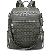 MARCO M KELLY Vegan Leather Backpack Purse for Women, Anti-Theft Travel Backpack Bag with Tassel, Convertible Shoulder Handbag