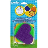 Perler Fun Fusion Pegboards 5/Pkg-Car/Dog/Daisy/Dolphin/Heart