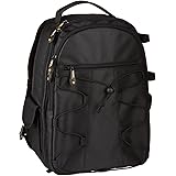 AmazonBasics Backpack for SLR/DSLR Cameras and Accessories - Black