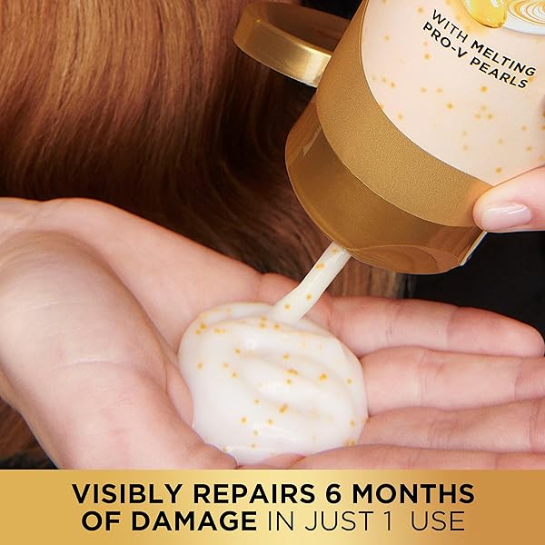 PANTENE MIRACLE RESCUE DEEP CONDITIONER – MELTING PRO-V PEARLS FOR DRY, DAMAGED OR COLOR-TREATED HAIR, SOFTENS AND REPAIRS, 8.0 OZ