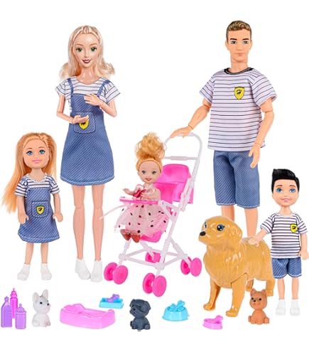 Maison De Poupée Princesse 4 étages – 15 Pièces, 4 Poupées, Lumières LED, Toboggan Et Balançoire – Cadeau Dès 3 Ans