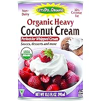 Let's Do...Organic Heavy Coconut Cream, 13.5 Ounce Can, White