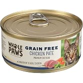 Whole Paws, Grain-Free Wet Cat Food, Chicken Pat&eacute;, 5.5 Ounce